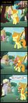  blonde_hair building cake carrot_top_(mlp) comic cutie_mark derpy_hooves_(mlp) duo english_text equine eyes_closed female feral food friendship_is_magic fur green_eyes grey_fur hair horse looking_at_viewer mammal my_little_pony orange_hair outside pegasus pony text toxic-mario tree wings wood yellow_fur 