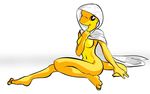  amphibian breasts clothing consort female happy homestuck hood invalid_tag kazerad lizard looking_at_viewer plain_background robes salamander scalie solo yellow yellow_body 
