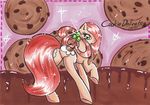  chocolate cookie equine female green_eyes horse imaranx looking_at_viewer looking_back mammal my_little_pony original_character pony solo sparkles 