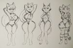 2025 3_toes accessory anthro arms_bent bare_shoulders barefoot bedroom_eyes bent_arm big_breasts big_eyes bikini biped blush blush_lines breasts cartoon_network cheek_tuft choker closed_smile clothed clothed_anthro clothed_female clothing crossover curved_eyebrows delia_(ajmarekart) domestic_cat eyebrows eyelashes facial_markings facial_tuft feet felid feline felis female fingers flower flower_in_hair fran_(litterbox_comics) freckled_face freckles front_view fur fur_tuft greyscale group hair hair_accessory half-closed_eyes hand_behind_head hand_on_hip hand_on_leg hand_on_own_hip hand_on_own_leg hand_on_own_thigh hand_on_thigh hands_behind_head hands_on_legs hands_on_own_legs hands_on_own_thighs hands_on_thighs head_markings head_tuft hi_res humanoid_hands iris jewelry legs_together litterbox_comics long_eyelashes looking_at_viewer mammal markings mature_anthro mature_female monochrome mother_puss mouth_closed murphy_and_mitzi narrowed_eyes navel necklace nicole_watterson no_pupils one-piece_swimsuit open_mouth open_smile pikapika212 plant plantigrade pointy_ears pose prick_ears pseudo_hair seductive skimpy skimpy_bikini skimpy_swimwear sling_bikini smile smiling_at_viewer standing straight_legs striped_arms striped_body striped_face striped_fur striped_legs striped_markings striped_tail stripes swimwear tabby_cat tail tail_markings teeth the_amazing_world_of_gumball the_complex_adventures_of_eddie_puss thick_thighs toes tongue traditional_media_(artwork) tuft two-piece_swimsuit whisker_markings whiskers wide_hipped_anthro wide_hipped_female wide_hips