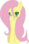  :3 :fluttetshy: absurd_res alpha_channel blush equine female feral fluttershy_(mlp) friendship_is_magic green_eyes hair hi_res horse long_hair looking_at_viewer mammal my_little_pony pink_hair plain_background pointy_ears pony smile solo transparent_background up1ter wings yellow_body 