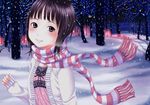  bad_id bad_pixiv_id copyright_request neuron_(exceed) scarf snow solo striped striped_scarf 
