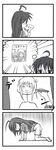  4koma bad_id bad_pixiv_id black_hair comic failure glasses greyscale izumi_konata kurokona lucky_star monochrome nishi_hahiru orz translated 