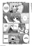  comic fate_testarossa greyscale hard_translated lyrical_nanoha mahou_shoujo_lyrical_nanoha_strikers mikage_takashi military military_uniform monochrome multiple_girls shaded_face stuffed_animal stuffed_bunny stuffed_toy sweatdrop takamachi_nanoha translated tsab_ground_military_uniform uniform vivio 