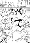  comic date_(senpen) greyscale hong_meiling izayoi_sakuya monochrome multiple_girls touhou translated 