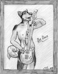  absurd_res alinraven bass bear biceps canine chubby claws dog drawing fur greyscale hi_res husky male mammal monochrome 