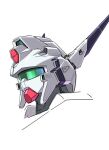  anaheim_electronics assault_visor commentary_request cropped_shoulders green_visor gundam gundam_silhouette_formula_91 hardygun highres mecha mecha_focus mobile_suit no_humans robot science_fiction simple_background solo suzutsuki_kurara white_background 