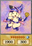 2025 animal_yokocho anthro armwear big_breasts black_ear_tips black_eyes black_tipped_ears blue_armwear blue_boots blue_clothing blue_footwear blue_hat blue_headwear boots breasts bunsandnoble card clothing cosplay crossover crossover_cosplay dark_magician_girl digital_drawing_(artwork) digital_media_(artwork) dipstick_ears duel_monster ear_markings female female_anthro footwear fur hat headgear headwear iyo lagomorph leporid mammal multicolored_ears navel number one_ear_up one_eye_closed open_mouth open_smile pink_tongue rabbit shaded shoes short_stack smile solo thick_thighs tongue two_tone_ears wide_hipped_anthro wide_hipped_female yellow_body yellow_breasts yellow_ears yellow_fur yu-gi-oh!