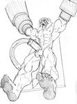  anthro balls bdsm biceps big_muscles big_penis bondage bound claws cum cumshot da2p erection fangs feline forced_orgasm fur galen galen_(character) lion lying male mammal milking_machine muscles nipples nude on_back open_mouth orgasm paws pecs penis penis_milking pose shumir sketch solo thick_penis toe_claws toned tongue 