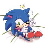  blush hedgehog male mammal monakokko one_eye_closed open_mouth sega shivering sonic_(series) sonic_the_hedgehog tickling 