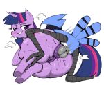 anal anal_penetration anthro anus avian balls big_butt bird blue_body blue_jay blush butt cartoon_network corvid crack_ship duo emanata equid equine female feral ferretidk friendship_is_magic genitals hasbro hi_res horse jay_(bird) looking_back looking_pleasured lying male male/female mammal mordecai_(regular_show) my_little_pony new_world_jay on_side oscine passerine penetration penile penile_penetration penis_in_ass pony purple_body purple_eyes pussy regular_show simple_background size_difference smile twilight_sparkle_(mlp)