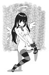  angel_wings breasts greyscale halo medium_breasts monochrome nipples nude panty_&amp;_stocking_with_garterbelt petitcarreau pubic_hair pussy sitting smile solo stocking_(psg) thighhighs undressing wings 