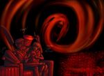  dialog dialogue earthbound fanart giygas heather_mason humor james_sunderland male mot nurse_(silent_hill) pyramid_head silent_hill text video_games 