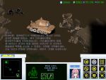  2girls blue_archive bullet crossover fake_screenshot green_eyes gun halo hanako_(blue_archive) handgun kojiroh30 korean_text long_hair military_vehicle minimap motor_vehicle multiple_girls pink_hair push-button school_uniform smile starcraft stats tank translation_request tsurugi_(blue_archive) weapon 