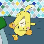 1:1 aliasing animal_crossing anus bed bell blonde_hair blue_bed blue_bed_sheet blue_bedding bodily_fluids buckteeth butt canid canine canis cheek_spots cum cum_inside cum_on_face cum_on_pussy digital_media_(artwork) domestic_dog female freckled_butt freckled_face freckles fur furniture gaping gaping_pussy genital_fluids genitals green_pillow hair isabelle_(animal_crossing) lidded_eyes mammal nintendo open_mouth orange_ears paws pillow pink_paws ponytail presenting presenting_anus presenting_hindquarters presenting_pussy pussy raised_tail smile spread_pussy spreading tail teeth tied_hair tile tile_wall upside_down vaginal_fluids wall_(structure) white_sheets yaginioi yellow_body yellow_fur