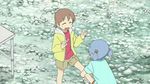  aioi_yuuko animated animated_gif duplicate lowres minakami_mai multiple_girls naganohara_mio nichijou wrestling 
