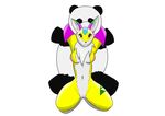  digimon female mammal morose_ambrose panda plushie spread_legs spreading 