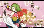  bad_id bad_pixiv_id detached_sleeves green_eyes green_hair gumi lolita_fashion ohagi_(ymnky) pinwheel profile short_hair solo vocaloid wa_lolita 