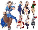  alternate_costume beret blair_dame blair_dame_(cosplay) bodysuit bracelet breasts brown_eyes brown_hair bun_cover cammy_white cammy_white_(cosplay) camouflage china_dress chinese_clothes chun-li cleavage closed_fan cosplay double_bun dress fan fatal_fury fighting_stance fingerless_gloves folding_fan gloves green_leotard hat jewelry judge_martin large_breasts leotard pantyhose pelvic_curtain sash scarf shiranui_mai shiranui_mai_(cosplay) short_hair skullomania skullomania_(cosplay) spiked_bracelet spikes street_fighter street_fighter_ex_(series) street_fighter_iv_(series) street_fighter_zero_(series) the_king_of_fighters thick_thighs thighhighs thighs thong_leotard unitard wide_hips 