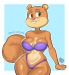 2025 4_fingers anthro arm_support artist_logo artist_name bare_shoulders big_breasts big_eyes biped black_eyebrows blue_background blush blush_lines border bra breasts brown_body brown_breasts brown_ears brown_eyes brown_fur brown_tail buckteeth closed_smile clothed clothed_anthro clothed_female clothing curled_tail curved_eyebrows digital_drawing_(artwork) digital_media_(artwork) extended_arm eyebrows eyelashes female fingers fur fur_tuft glistening glistening_body glistening_bra glistening_breasts glistening_clothing glistening_eyes glistening_fur glistening_legs glistening_nose glistening_underwear greenpotato grey_squirrel hi_res humanoid_hands iris legs_together light_body light_fur logo long_eyelashes looking_at_viewer mammal monotone_background monotone_body monotone_fur mouth_closed multicolored_body multicolored_fur nickelodeon outline pink_nose portrait pupils purple_bra purple_clothing purple_thong purple_underwear red_blush rodent sandy_cheeks sciurid simple_background skimpy skimpy_underwear smile smiling_at_viewer solo spongebob_squarepants standing strapless_bra strapless_clothing strapless_underwear tail teeth text thick_thighs thin_eyebrows thong three-quarter_portrait three-quarter_view tree_squirrel tuft two_tone_body two_tone_breasts two_tone_face two_tone_fur underwear white_body white_border white_breasts white_fur white_inner_ear white_outline wide_hipped_anthro wide_hipped_female wide_hips