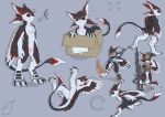 2024 3_fingers 4_ears 4_toes absurd_res ambiguous_anthro ambiguous_gender anthro armor arms_bent avali avalon_(avali_homeworld) avian backpack bent_legs binoculars biped black_body black_claws black_eyes black_feathers black_toe_claws bodily_fluids bottomless bottomless_ambiguous bottomless_anthro box butt cardboard cardboard_box chest_tuft claws clothed clothed_ambiguous clothed_anthro clothing container crotch_tuft digital_drawing_(artwork) digital_media_(artwork) digitigrade dipstick_tail facial_tuft falling feather_tuft feathers featureless_chest featureless_crotch feet finger_claws fingers flat_colors footwear furgonomic_footwear furgonomic_headwear furgonomics glistening glistening_eyes gun headgear headwear helmet hi_res holding_assault_rifle holding_gun holding_melee_weapon holding_object holding_polearm holding_ranged_weapon holding_scythe holding_weapon horizon_(artist) in_box in_container looking_aside markings melee_weapon midair mouth_closed multi_ear multicolored_body multicolored_feathers multicolored_tail multicolored_wings multiple_images nervous nervous_sweat no_pupils nude_ambiguous nude_anthro one_leg_up polearm pose raised_leg ranged_weapon red_body red_feathers red_markings red_sclera running scythe shadow short_snout snout solo spread_legs spreading standing sweat sweatdrop tail tail_markings toe_claws toes topwear tuft underfluffies visor walking weapon white_body white_feathers white_tail_tip winged_arms wings