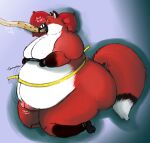 2013 animal_genitalia animal_penis ankles_tied anthro bdsm belly big_belly big_butt big_moobs black_markings bodily_fluids bound buried_penis butt canid canine canine_genitalia canine_penis cheek_tuft cum dipstick_tail double_chin eating erection eyes_closed facial_tuft fat_arms feederism feeding_tube fox fupa fur genital_fluids genitals gloves_(marking) hands_tied hi_res high-angle_view huge_belly huge_butt leaking_cum leg_markings lying male mammal markings medical_instrument moobs morbidly_obese morbidly_obese_anthro morbidly_obese_male multicolored_body multicolored_fur muzzle_(object) muzzled nude obese obese_anthro obese_male on_side onomatopoeia overweight overweight_anthro overweight_male penis pillow red_body red_fur restraints rumbling_stomach scientific_instrument socks_(marking) solo sound_effects spreader_bar squeeeshie sweat tail tail_markings tape_measure text thick_thighs throbbing throbbing_penis tuft weight_gain white_body white_fur