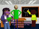 2025 anthro baldi baldi&#039;s_basics_in_education_and_learning brown_hair caption caption_box chalk chalkboard clothed clothing crossover deltarune dialogue dinosaur english_text female furniture group guynamednoah hair holding_object human kris_(deltarune) kris_where_are_we male mammal meme prehistoric_species purple_body rear_view reptile scalie school smile susie_(deltarune) table teeth text trio undertale_(series) yellow_body