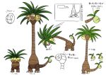  alolan_exeggutor concept_art exeggutor long_neck multiple_heads no_humans official_art open_mouth palm_tree pointing_out_the_details pokemon pokemon_(creature) pokemon_sm simple_background smile tree white_background 