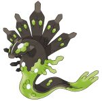  absurdres animal_focus artist_request compound_eyes full_body green_eyes highres no_humans official_art pokemon pokemon_(creature) pokemon_focus pokemon_xy solo third-party_source transparent_background zygarde zygarde_(50) 