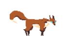 ambiguous_gender animated anthro anthro_prey blue_eyes canid canine digestion digital_media_(artwork) duo female feral feral_pred fox graphite lagomorph larger_pred leporid mammal oral_vore pixel_(artwork) pixel_animation pthalo rabbit running size_difference swallowing vore weight_gain