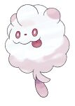  artist_request bright_pupils closed_mouth full_body highres no_humans official_art pink_eyes pokemon pokemon_(creature) pokemon_focus pokemon_xy smile solo swirlix third-party_source tongue tongue_out transparent_background white_pupils 