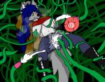 absurd_res anal anal_penetration anthro anus belt big_breasts black_boots black_clothing black_footwear blue_bottomwear blue_clothing blue_hair blue_jeans blue_pants blush blush_lines bodily_fluids bodily_fluids_from_ass bodily_fluids_in_pussy boots bottomwear breasts brown_clothing brown_jacket brown_topwear canid canine canis clothed clothing clothing_lift cum cum_in_ass cum_in_vagina cum_inflation cum_inside cumshot denim denim_bottomwear denim_clothing ejaculation enjoying female footwear fur genital_fluids genitals green_eyes grey_body grey_fur hair happy happy_sex heart_symbol hi_res holding_breast impregnation inflation jacket jeans lactating long_hair male male/female mammal nipple_fetish nipple_play nipple_suck nipple_suckers nipples pants penetration penis_tentacles pink_nipples red_clothing red_shirt red_topwear reena_dreamer sex shirt shirt_lift shoes smug smug_face smug_grin solo sperm_cell steam steamy_cum sucking swelling tentacle_around_arm tentacle_around_breast tentacle_around_leg tentacle_in_ass tentacle_in_vagina tentacle_penetration tentacle_sex tentacle_trap tentacles topwear torn_clothing trapped vaginal vaginal_penetration vulva watermark wolf