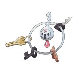  artist_request full_body key keyhole klefki no_humans official_art pokemon pokemon_(creature) pokemon_focus pokemon_xy simple_background solid_oval_eyes solo third-party_source white_background 