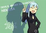  azumanga_daiou caipirinha copyright_name devil_summoner green_background jack_frost meme nemissa parody ruku_narumi shadow solo soul_hackers zipper 