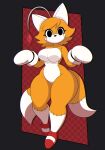 2025 2_tails absurd_res anthro biped black_eyes black_nose breasts canid canine doll eyelashes featureless_breasts featureless_crotch female fox hair hi_res mammal multi_tail sega solo sonic_the_hedgehog_(series) superbage tail tails_doll white_sclera