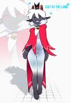 2_horns ambiguous_anthro ambiguous_gender anthro bell bell_collar biped bottomless bovid caprine clothed clothing collar cult_of_the_lamb featureless_crotch fur grin hi_res horn kittem4 lamb_(cult_of_the_lamb) mammal massive_monster_(studio) navel sheep simple_background smile solo standing white_background white_body white_fur white_wool wool_(fur)