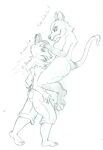 american_opossum clone clothing female forced forced_transformation fur gender_transformation hi_res mammal marsupial mtf_transformation suit suiting tail transformation twinning