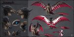 &#039;seph_(sephdragon) 6_limbs absurd_res anthro back_spines back_wings black_fangs black_mouth black_pawpads black_teeth black_tongue blue_eyes boa_(snake) boa_constrictor boinae brown_body brown_scales chin_horn claws digital_media_(artwork) digitigrade dorsal_ridge dragon european_mythology eye_close-up eye_shot facial_horn fangs finger_claws flat_belly forked_tongue full-length_portrait headshot_portrait hi_res horn huge_filesize hybrid iris jaw_horn jaw_masseter long_tail male membrane_(anatomy) membranous_wings model_sheet mouth_shot multicolored_body multicolored_tail muscular_legs mythological_creature mythological_scalie mythology neck_spines open_mouth pawpads paws plated_scales portrait pupils raironu red_tail red_wings reptile scales scalie sharp_teeth silver_horns smile smiling_at_viewer smirk smirking_at_viewer snake solo spread_wings tail tail_spines tail_wings tan_body tan_scales tan_tail tan_wings teeth toe_claws tongue tongue_out unusual_anatomy unusual_tail unusual_wing_placement western_dragon white_tail white_wings wing_claws wing_pattern winged_dragon wings wings_folded