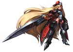  bad_id bad_pixiv_id blonde_hair long_hair observerz original red_eyes solo weapon 
