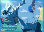 anal_storage anthro anus backsack balls beach beverage_can big_balls bodily_fluids butt can_in_ass can_insertion cavity_storage dragon electronics elemental_creature elemental_dragon genitals hi_res ice_dragon improvised_sex_toy lem75 looking_at_porn looking_back male musk musk_clouds musky_balls musky_butt mythological_creature mythological_scalie mythology object_in_ass phone phone_screen pornography presenting presenting_anus presenting_hindquarters scalie solo stretched_anus sweat sweaty_balls sweaty_butt sweaty_genitalia talking_to_viewer