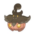  :&lt; artist_request closed_mouth fangs full_body no_humans official_art pokemon pokemon_(creature) pokemon_focus pokemon_xy pumpkaboo simple_background solo third-party_source white_background yellow_eyes 