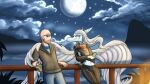 16:9 2024 amber_(gem) amber_(material) anthro bald beard beverage beverage_can biped black_bottomwear black_clothing black_jacket black_pants black_topwear blue_body blue_clothing blue_scales blue_shirt blue_topwear bone_frill bottomwear cavemanon_studios clothed clothed_anthro clothed_female clothed_human clothed_male clothing cloud colored cropped_jacket cropped_sweater denim denim_bottomwear denim_clothing digit_ring duo eye_contact eyewear facial_hair fang_(gvh) feathered_wings feathers female frill_(anatomy) front_view full_moon goodbye_volcano_high grey_body grey_clothing grey_feathers grey_hair grey_jacket grey_topwear hair happy head_turned hi_res holding_beverage holding_object human human_on_anthro i_wani_hug_that_gator inco_(iwhtg) interspecies jacket jeans jewelry kaewhy leaning_on_railing long_hair looking_at_another male male/female mammal markings moon mountain necklace night orange_clothing orange_eyes orange_sweater orange_topwear outside pants prehistoric_species pterodactylus pterosaur railing reptile ring romantic romantic_couple scales scalie shirt short_tail sky smile standing star striped_markings stripes sunglasses sweater tail topwear water wedding_ring widescreen wings
