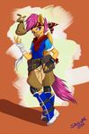  anthro anthrofied bandage clothing equine female friendship_is_magic hair horse little mammal money my my_little_pony pegasus pony purple_eyes purple_hair scootaloo(mlp) scootaloo_(mlp) siberwar solo thief wings 