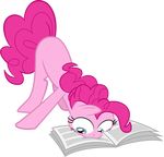  alpha_channel arceus55 blue_eyes cutie_mark equine female feral friendship_is_magic hair horse mammal my_little_pony newspaper pink_hair pinkie_pie_(mlp) plain_background pony reading solo transparent_background 