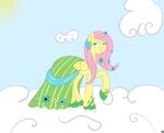  blue_eyes clothing cloud english_text equine female feral fluttershy_(mlp) friendship_is_magic hair hi_res m4ng0s mammal my_little_pony pegasus pink_hair solo text wings 