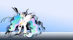  2012 bigmacintosh7 crown cutie_mark equine female feral friendship_is_magic gold hair horn looking_away mammal multi-colored_hair my_little_pony necklace princess princess_celestia_(mlp) purple_eyes royalty solo wallpaper winged_unicorn wings 