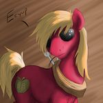  blonde_hair cutie_mark equine feral friendship_is_magic hair horse jinyaranda male mammal my_little_pony pony solo yoke 