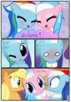  aloe_(mlp) applejack_(mlp) awkward blush comic dialog dialogue english_text equine female feral freckles friendship_is_magic hi_res horse mammal my_little_pony pegasus pony pyruvate rainbow_dash_(mlp) text wings 