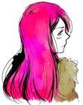  1girl chatter female fur_jacket jacket jewelry_bonney one_piece over_shoulder piercing pink_hair solo 