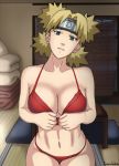  1girl blonde_hair breasts furutaka naruto naruto_(series) temari 